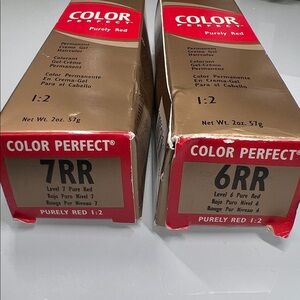 6RR 7RR Wella Color Perfect Purely Red Permanent Hair Color